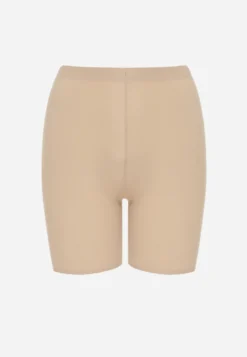 Beżowa Bielizna Modelująca Majtki High Waist Listea