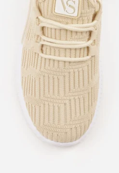 Beżowe Buty Sportowe Pudina