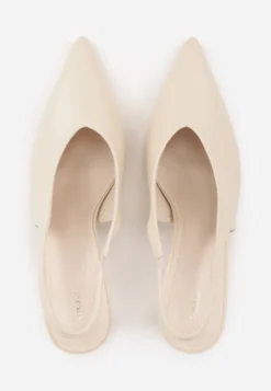 Beżowe Czółenka Sandały Vices na Szpilce Slingback Kolliva