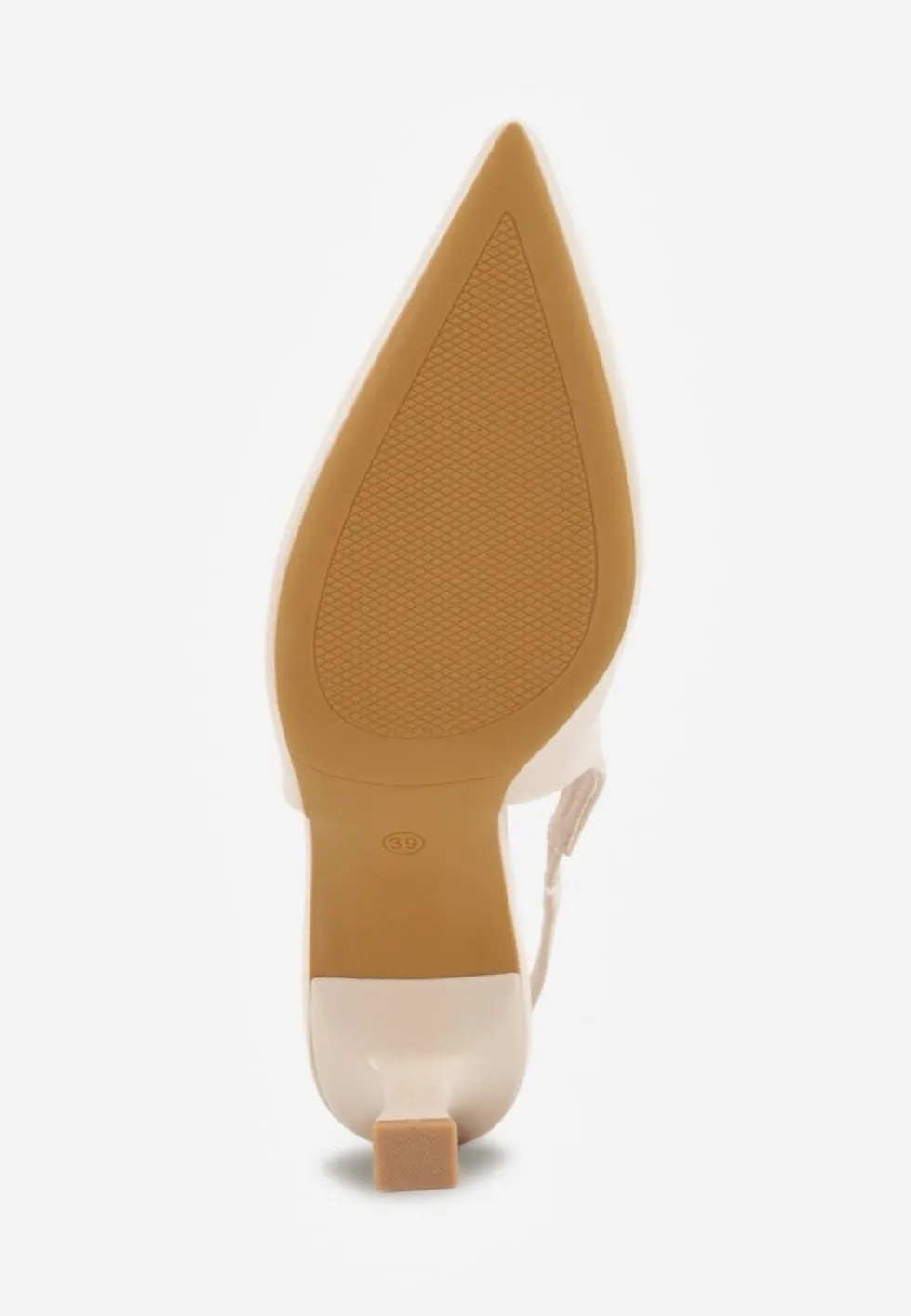 Beżowe Czółenka Sandały Vices na Szpilce Slingback Kolliva
