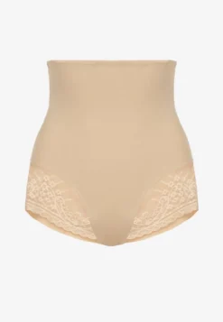 Beżowe Majtki Modelujące High Waist Emiree