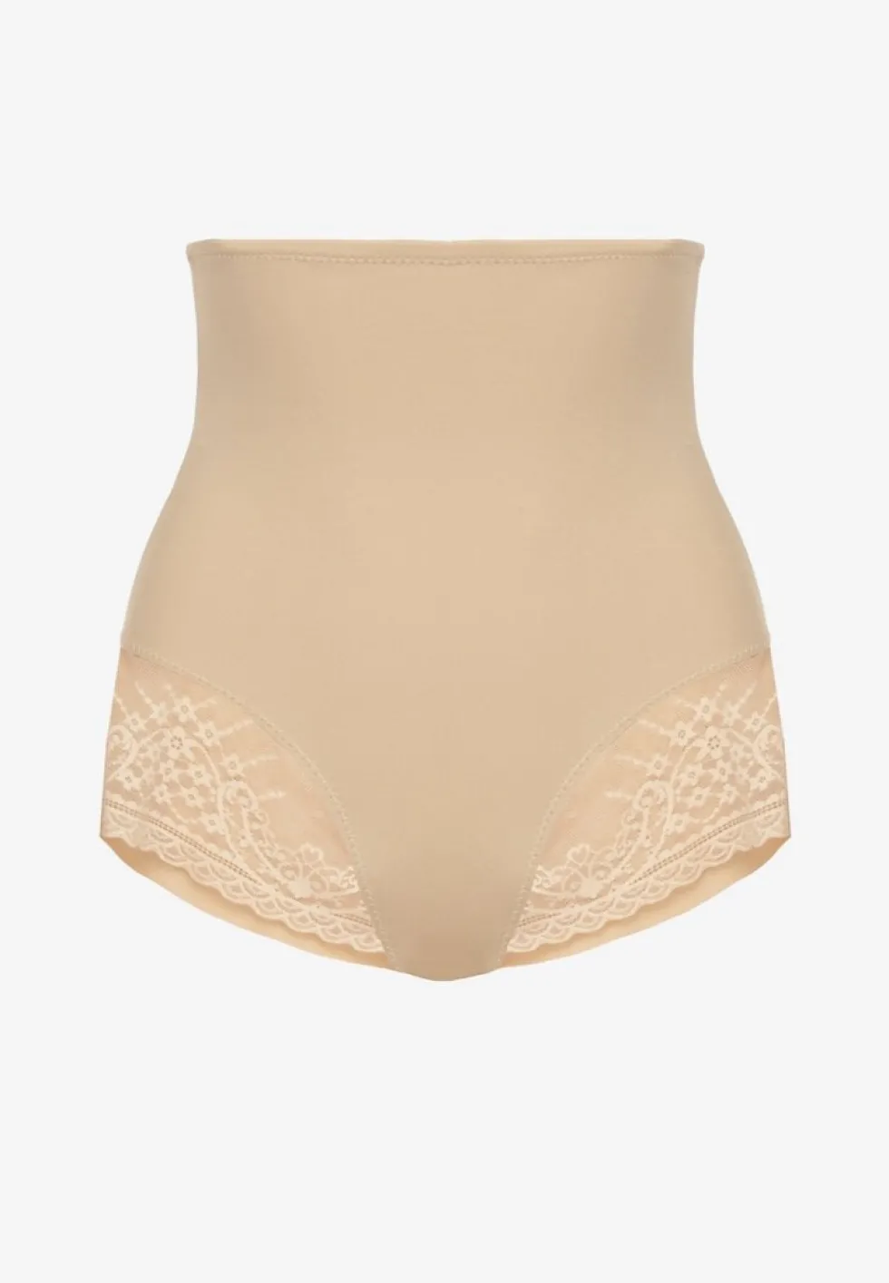 Beżowe Majtki Modelujące High Waist Emiree