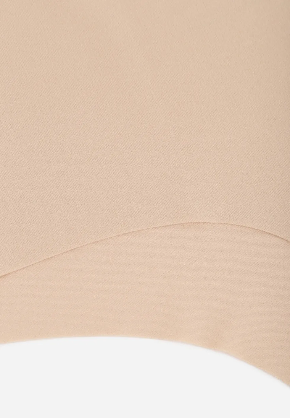 Beżowe Majtki Stringi High Waist o Bezszwowym Wykończeniu Oreasa