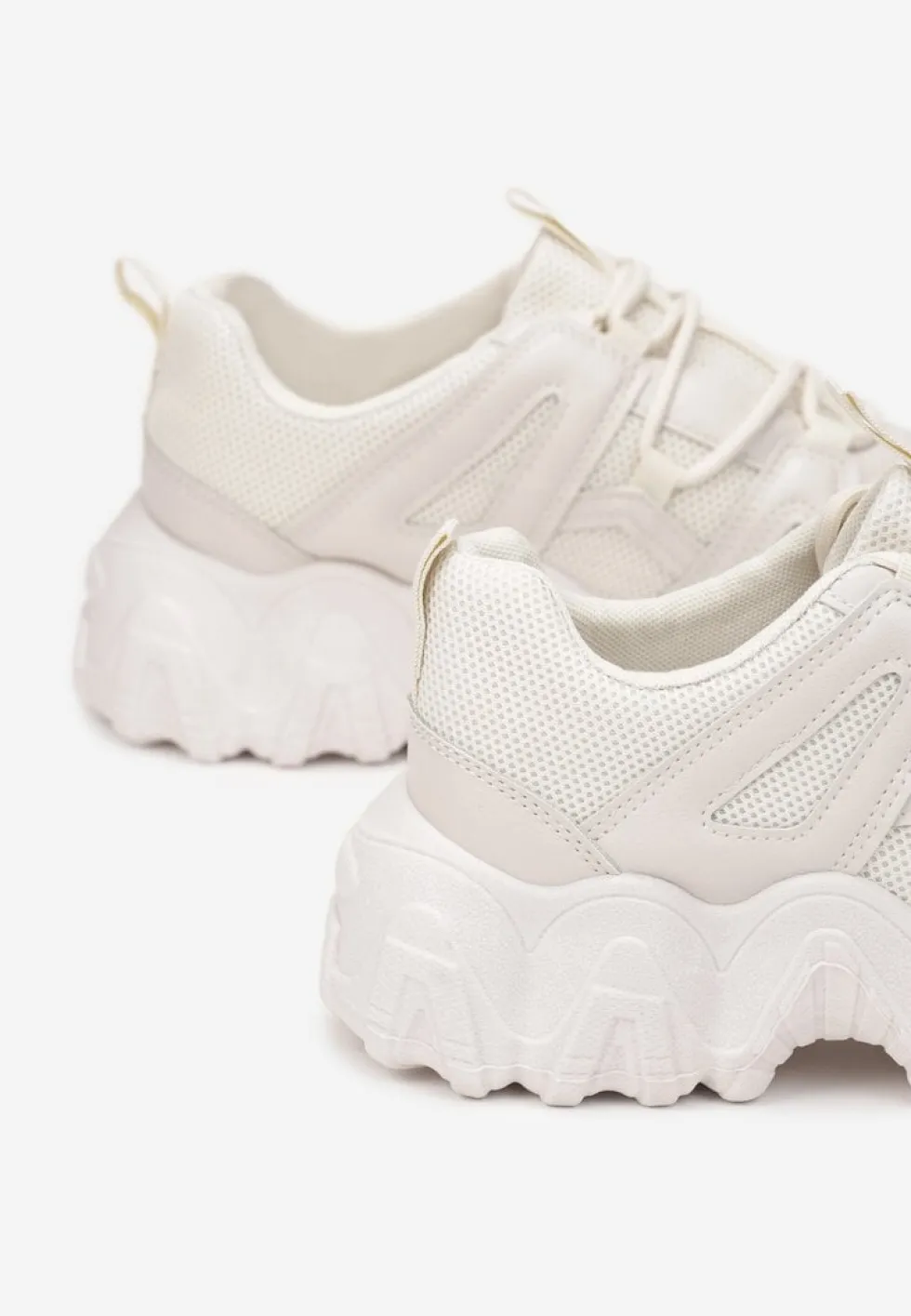 Beżowe Sneakersy Astima