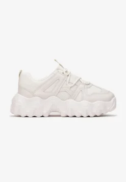 Beżowe Sneakersy Astima