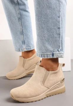 Beżowe Sneakersy Munna