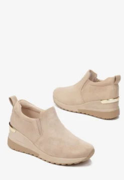 Beżowe Sneakersy Munna