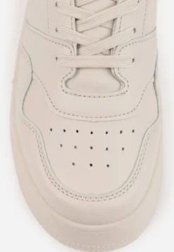 Beżowe Sneakersy z Cholewką przed Kostkę na Platformie Liciana