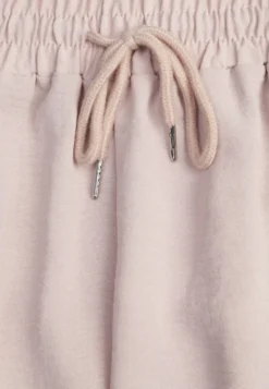 Beżowe Szorty z Wiskozą High Waist Puvione