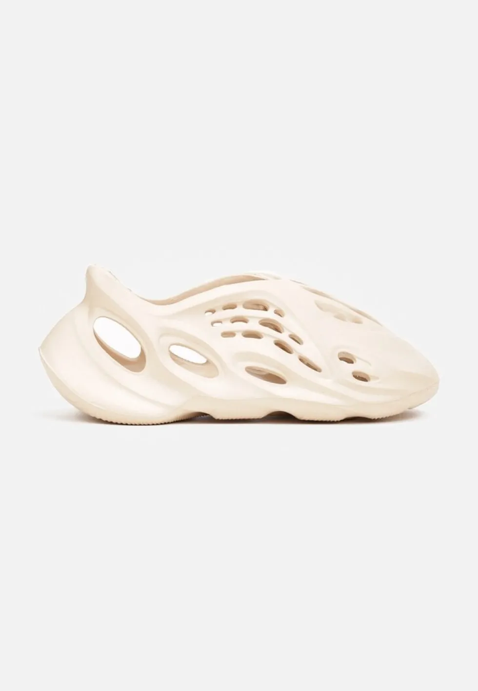 Beżowe Wsuwane Sneakersy z Lekkiej Pianki z Wycięciami Bonasna