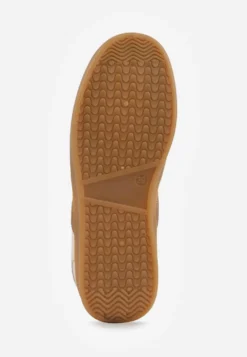 Beżowo-Białe Sneakersy w Stylu Klasycznych Tenisówek Zdobione Przeszyciami Ivelfia