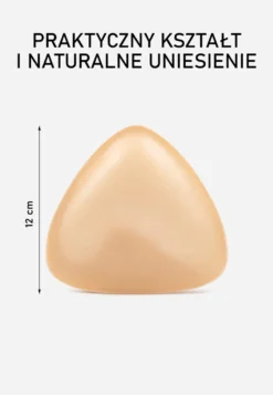Beżowy Biustonosz Samonośny z Gładkim Wykończeniem Senarra