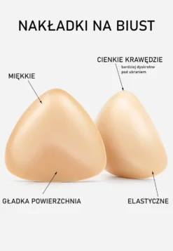 Beżowy Biustonosz Samonośny z Gładkim Wykończeniem Senarra