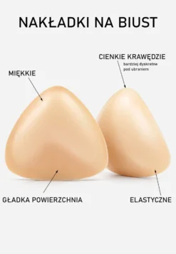 Beżowy Biustonosz Samonośny z Gładkim Wykończeniem Senarra
