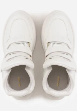Białe Botki Sneakersy Vices na Platformie w Stylu Y2K Gelira