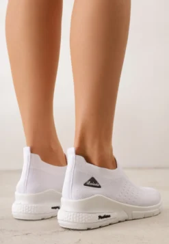 Białe Buty Sportowe Amathane