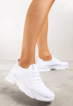 Białe Buty Sportowe Metothee