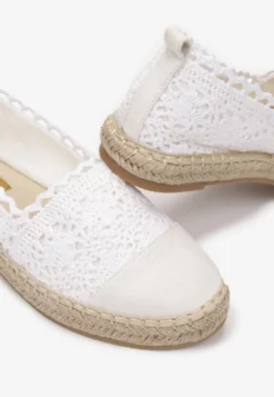 Białe Espadryle Vylixis