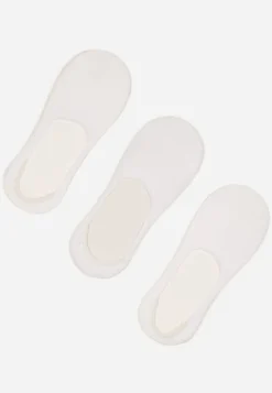 Białe Skarpety z Bawełny 3-pack Stopki Folenira