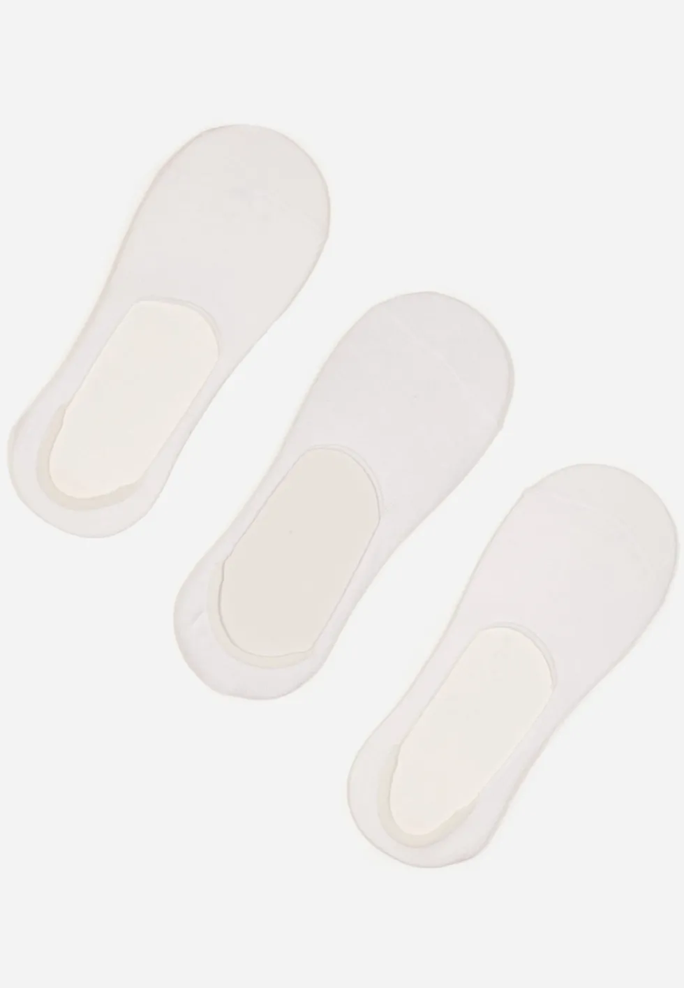 Białe Skarpety z Bawełny 3-pack Stopki Folenira