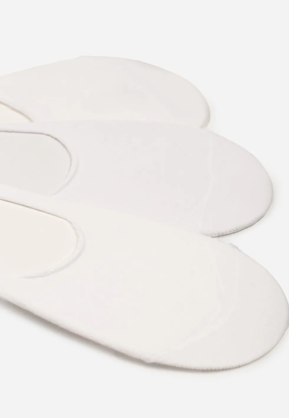 Białe Skarpety z Bawełny 3-pack Stopki Folenira