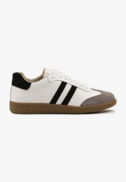 Białe Skórzane Sneakersy Tenisówki Velauri