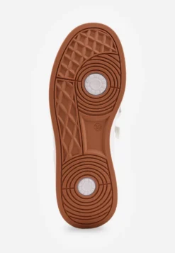 Białe Sneakersy Basic z Paskami na Boku Adila