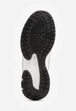 Białe Sneakersy Dad Shoes z Siateczkową Cholewką na Piankowej Podeszwie Anotea