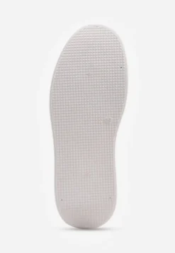 Białe Sneakersy VICES na Platformie z Ozdobnym Noskiem Attis