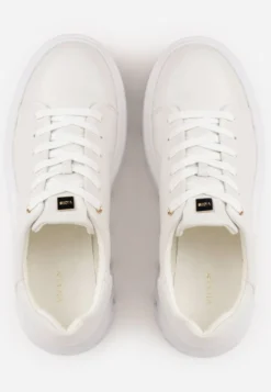 Białe Sneakersy VICES na Platformie Typu Chunky Tassi