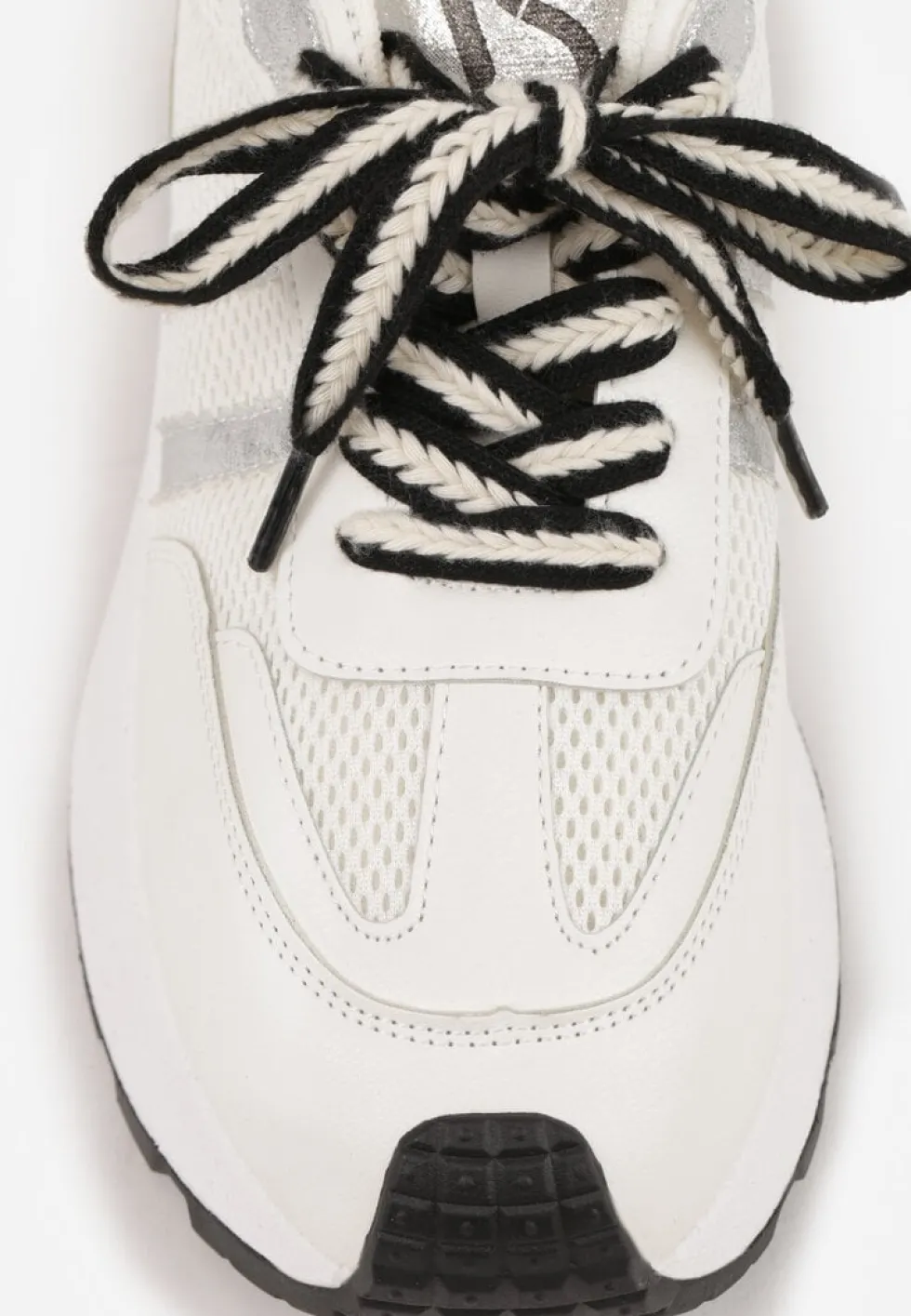 Białe Streetwearowe Sneakersy Chunky VICES na Platformie Ilnatea