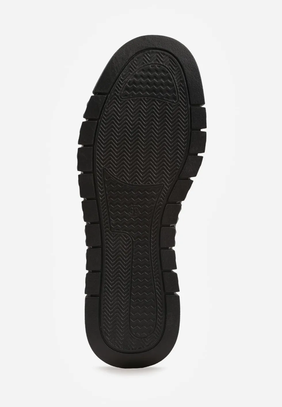 Biało-Czarne Płaskie Sneakersy Vices ze Sznurowaniem Lorori