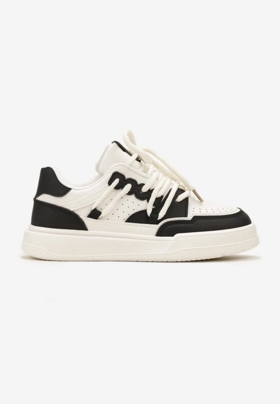 Biało-Czarne Sneakersy Sylvena