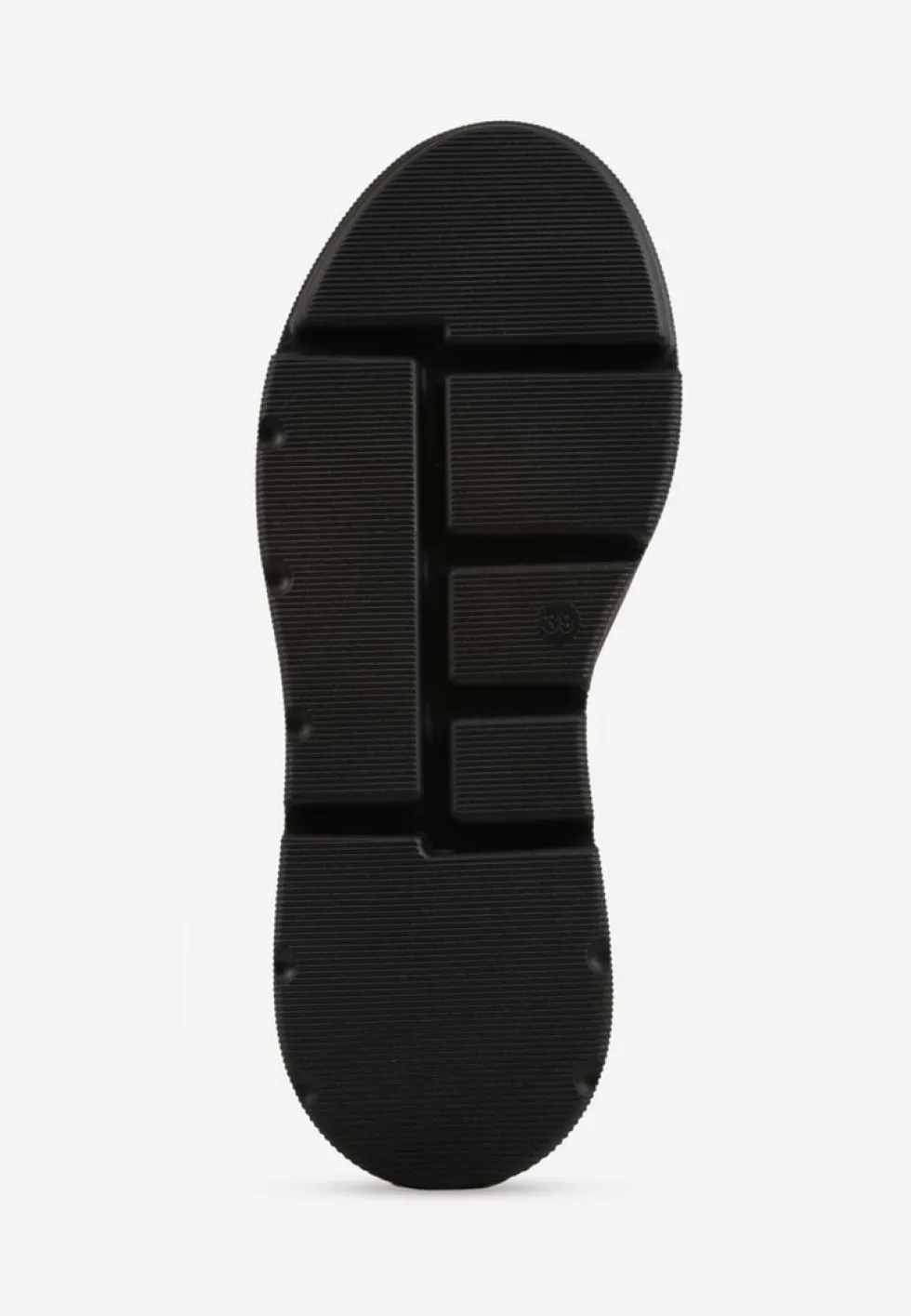 Biało-Czarne Sneakersy Vices na Grubej Podeszwie Tuliri