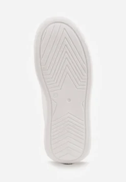 Biało-Złote Sneakersy Vices na Platformie z Gwiazdką Fenarra