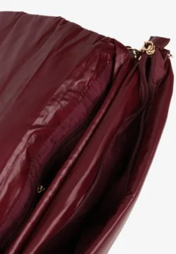 Bordowa Torebka na Ramię Typu Puffer Bag Norriva