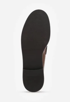 Brązowe Minimalistyczne Mokasyny VICES w Klasycznym Stylu Mielessa
