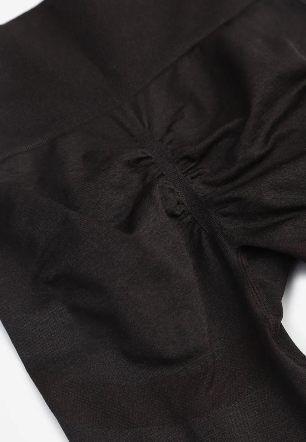 Brązowe Modelujące Legginsy High Waist Deliza