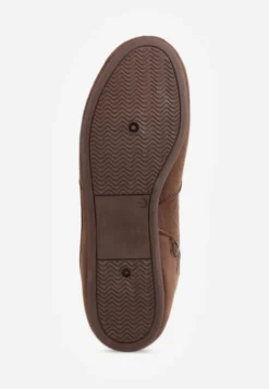 Brązowe Sneakersy Boxing Shoes z Ociepleniem i Wysoką Cholewką Ferdama