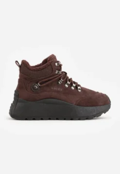 Brązowe Sneakersy Śniegowce Vices na Platformie w Sportowym Stylu Nelsella