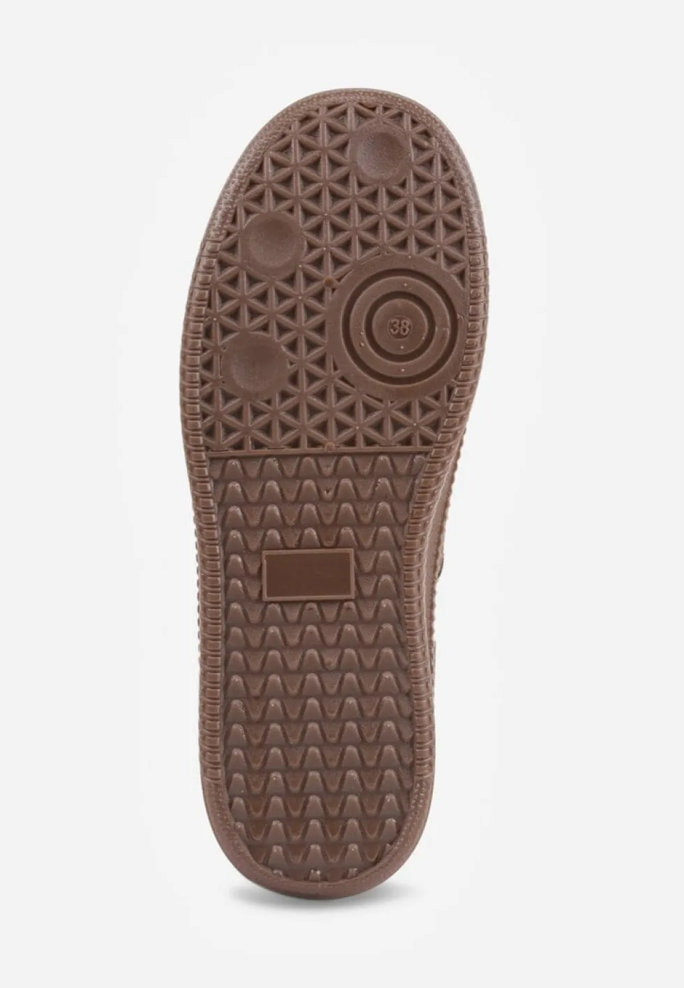 Brązowe Sneakersy Sportowe z Ozdobnymi Paskami i Przeszyciami Wenilan