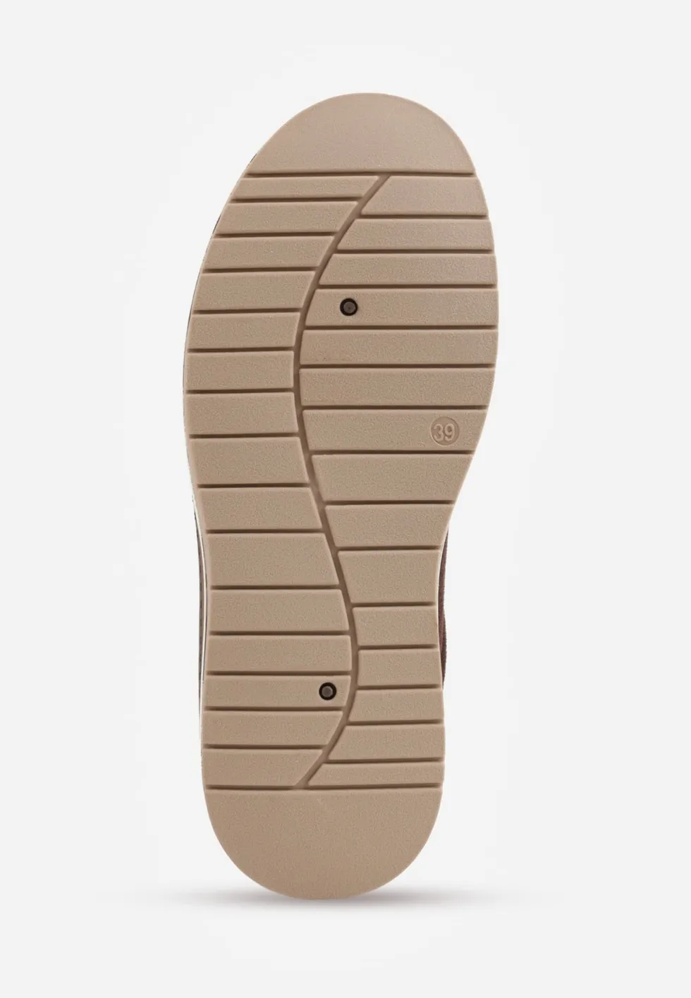 Brązowe Sneakersy Typu Kultowe Tenisówki o Fakturze Zamszu na Platformie Numissa
