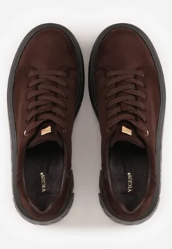 Brązowe Sneakersy VICES na Platformie Typu Chunky Tassi