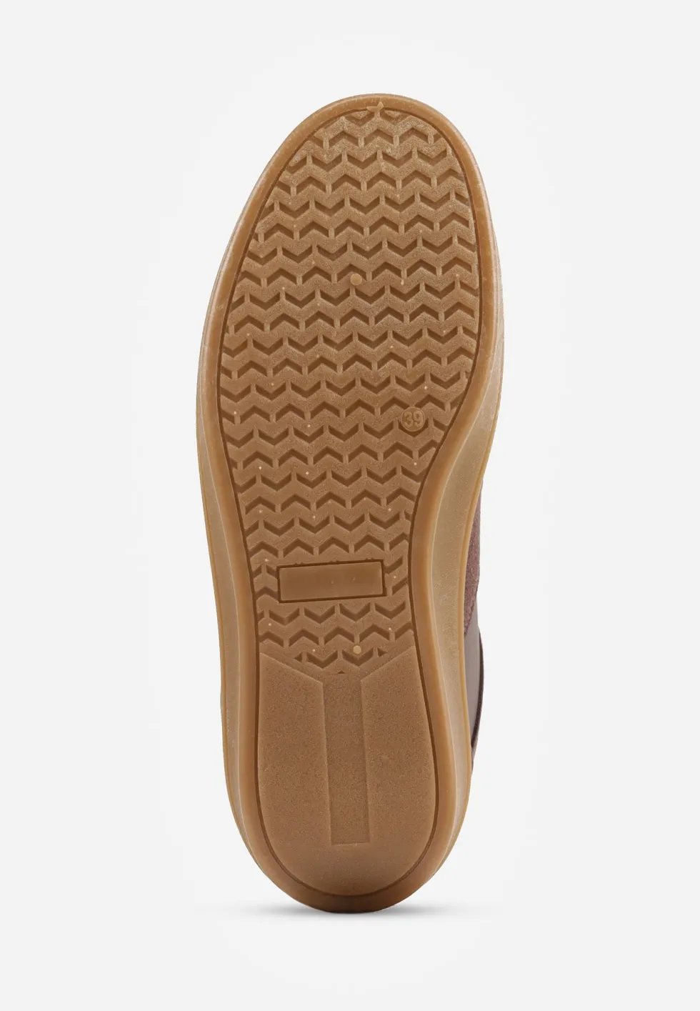 Brązowe Sneakersy VICES w Stylu Basic ze Wstawkami z Imitacji Nubuku Akila