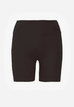 Brązowe Szorty Kolarki High Waist Marerila