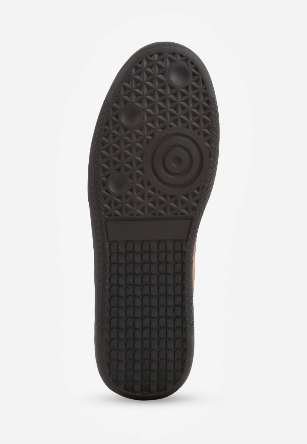 Brązowe Zamszowe Sneakersy w Stylu Klasycznych Tenisówek ze Skórzaną Wkładką Volma