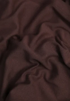 Brązowy Niezapinany Kardigan z Bawełny w Stylu Basic Kireal
