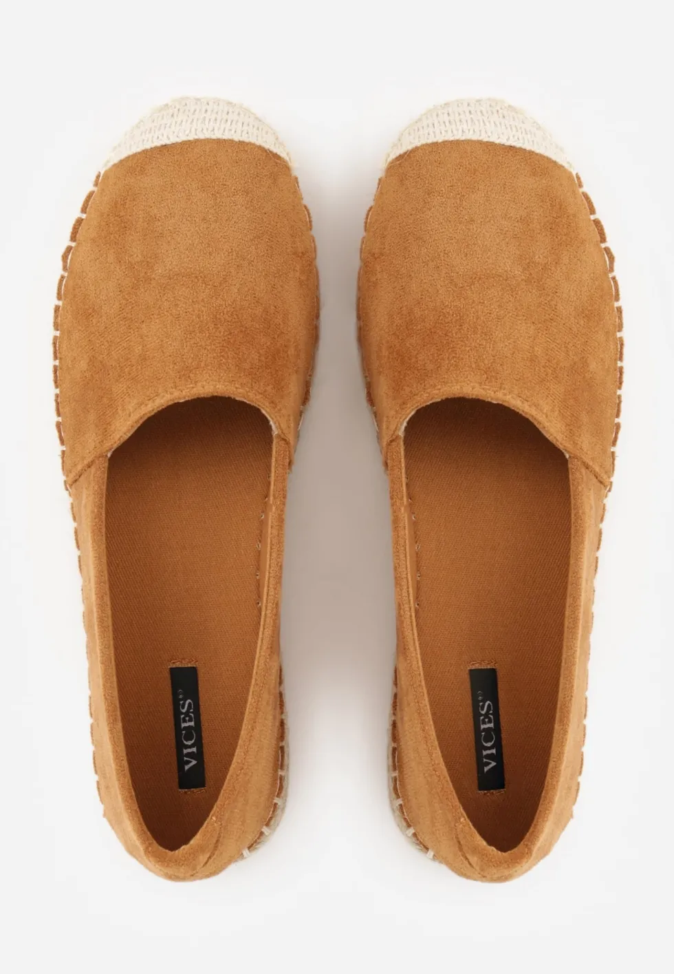 Camelowe Espadryle na Plecionej Podeszwie Sirelora