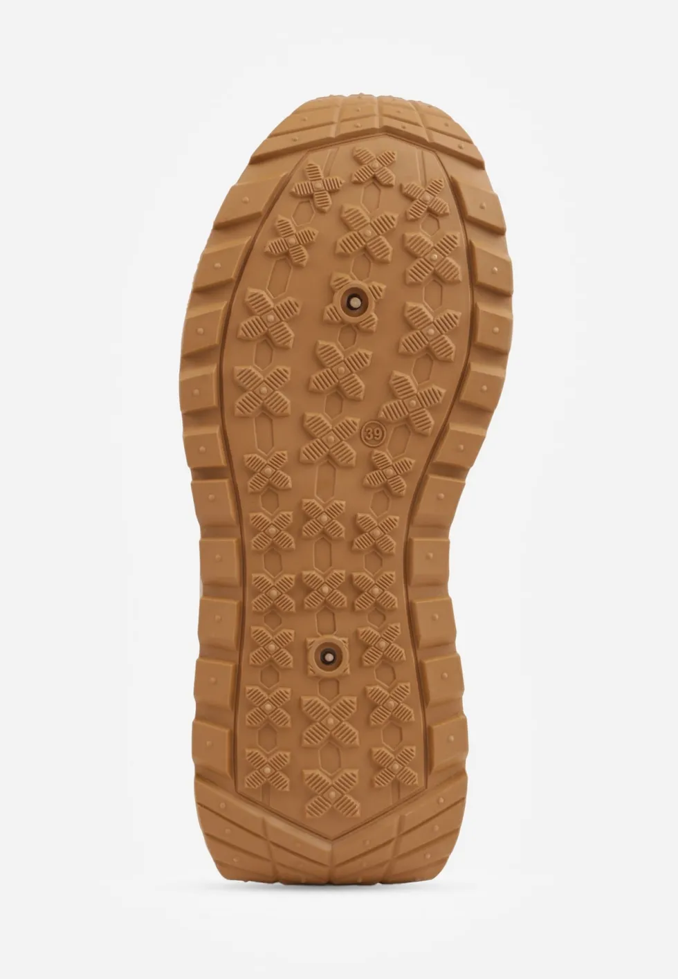 Ciemnobeżoiwe Sneakersy Śniegowce Vices na Platformie w Sportowym Stylu Nelsella