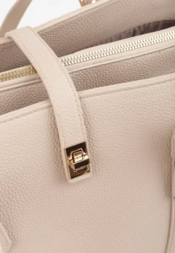 Ciemnobeżowa Elegancka Torebka Aktówka z Regulowanym Paskiem Crossbody Paliphae